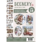 Preview: Scenery Push Out Book 18 Christmas Time