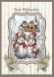 Preview: Reddy Cards Bastelset Schneemänner