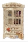 Preview: Reddy Cards Bausatz Schrankkarte Vintage hellbraun