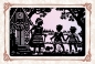 Preview: Reddy Cards Bastelset Silhouettenkarten