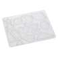 Preview: Silikonform Hänger sortiert,1 x 1,5 - 2,6 x 3,8 cm, 14 - fach