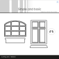 Preview: Simple and Basic Barn Window & Balcony Box Dies