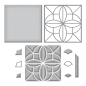 Preview: Spellbinders Patchwork Petals Etched Dies