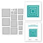 Preview: Spellbinders Everlasting Squares Etched Dies