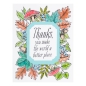 Preview: Spellbinder Autumn Press Thanks Frame Press Plate