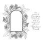 Preview: Spellbinder Magic of Christmas Frame Press Plate