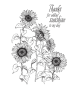 Preview: Spellbinders Sunflower Field Press Plate