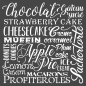 Preview: Stamperia Thick Stencil 18 x 18 Chocolat