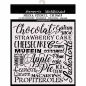 Preview: Stamperia Thick Stencil 18 x 18 Chocolat