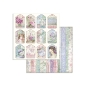 Preview: Stamperia Block Small mit 10 doppelseitig bedruckten Papieren Hortensia