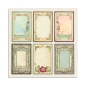 Preview: Stamperia Block Large mit 22 einseitig bedruckten Papieren Alice gold