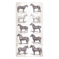 Preview: Stamperia Collectables 10 sheets Romantic Horses