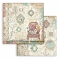Preview: Stamperia Extra Small Pad 6 x 6 Inch mit 10 doppelseitig bedruckten Papieren Alice through the Looking Glass