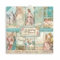 Preview: Stamperia Extra Small Pad 6 x 6 Inch mit 10 doppelseitig bedruckten Papieren Sleeping Beauty