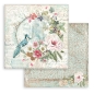 Preview: Stamperia Extra Small Pad 6 x 6 Inch mit 10 doppelseitig bedruckten Papieren Sweet Winter