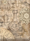 Preview: Stamperia A6 Rice Paper Reispapier Set Backgrounds Sir Vagabond ind Fantasy World