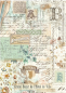 Preview: Stamperia Reis Papier Rice Paper Backgrounds A6 Brocante Antiques