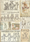 Preview: Stamperia Reis Papier Rice Paper Backgrounds A6 Brocante Antiques