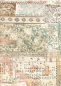 Preview: Stamperia Reis Papier Rice Paper Backgrounds A6 Brocante Antiques