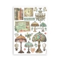 Preview: Stamperia Washi Pad A5 Brocante Antiques