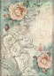 Preview: Stamperia A4 Reispapier Rice Paper Selection Brocante Antiques