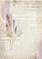 Preview: Stamperia Rice Paper Reis Papier A6 Set mit 8 Stück Backgrounds Lavender