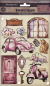Preview: Stamperia Coloured Wooden Shapes A5 Lavender
