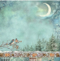 Preview: Stamperia Pack 4 Sheets Fabric Stoffstücke 30 x 30 cm The Nutcracker