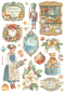 Preview: Stamperia Washi Pad 8 Sheets A5 The Nutcracker