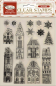 Preview: Stamperia Acrylic Stamp 14 x 18 cm Gear up for Christmas Cozy Houses