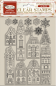 Preview: Stamperia Acrylic Stamp 14 x 18 cm Gear up for Christmas Cozy Houses