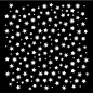 Preview: Stamperia Thick Stencil Schablone 18 x 18 cm Classic Christmas Stars Pattern