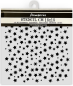 Preview: Stamperia Thick Stencil Schablone 18 x 18 cm Classic Christmas Stars Pattern