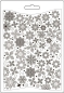 Preview: Stamperia Soft Mould A5 Create Happiness Dewdrops Snowflakes
