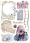 Preview: Stamperia Washi Pad 8 Sheets A5 Create Happiness Dewdrops