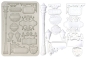 Preview: Stamperia A5 Silicon Mould Plates Art of Travelling