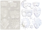 Preview: Stamperia Soft Mould A4 Masquerade Masks