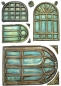 Preview: Stamperia A5 Silicon Mould Masquerade Windows