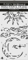 Preview: Stamperia Thick Stencil Schablone 12 x 25 cm Masquerade Sun and Moon