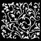 Preview: Stamperia Thick Stencil Schablone 12 x 12 cm Masquerade Ornaments