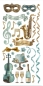 Preview: Stamperia 6 x 12 Inch Paper Cut-outs Double Face Masquerade