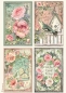 Preview: Stamperia A4 Rice Paper Selection Reispapier Set House of Roses