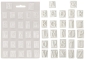 Preview: Stamperia A4 Soft Mould Master of Magic Alphabet