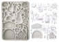 Preview: Stamperia A5 Silicon Mould Rabbit and Flowers