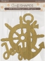 Preview: Stamperia Crafty Shapes: Silent Sea Anchor and Rudder