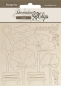 Preview: Stamperia Assortment Village: 4 Crafty Shapes and 2 Decorative Chips