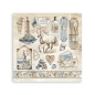 Preview: Stamperia Sticker 165 mm x 165 4 Sheets Silent Sea