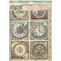 Preview: Stamperia A4 Rice Paper Selection Gardens of Time