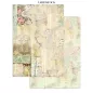Preview: Stamperia Junk Journal Stickers, Backgrounds, Cut-Outs Wonderland