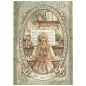 Preview: Stamperia Printed Mini Rice Paper A6 Reispapier for Art and Craft Symphony